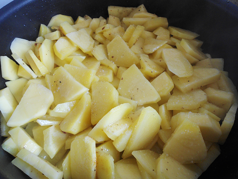 Сморчки жареные с картофелем.
